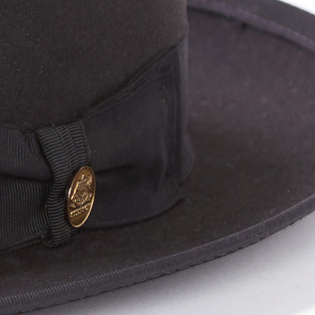 Whippet Wool Fedora | Stetson Black