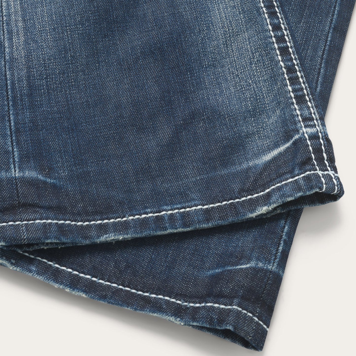 1014 Fit Destructed Medium Wash Jeans | Stetson Blue