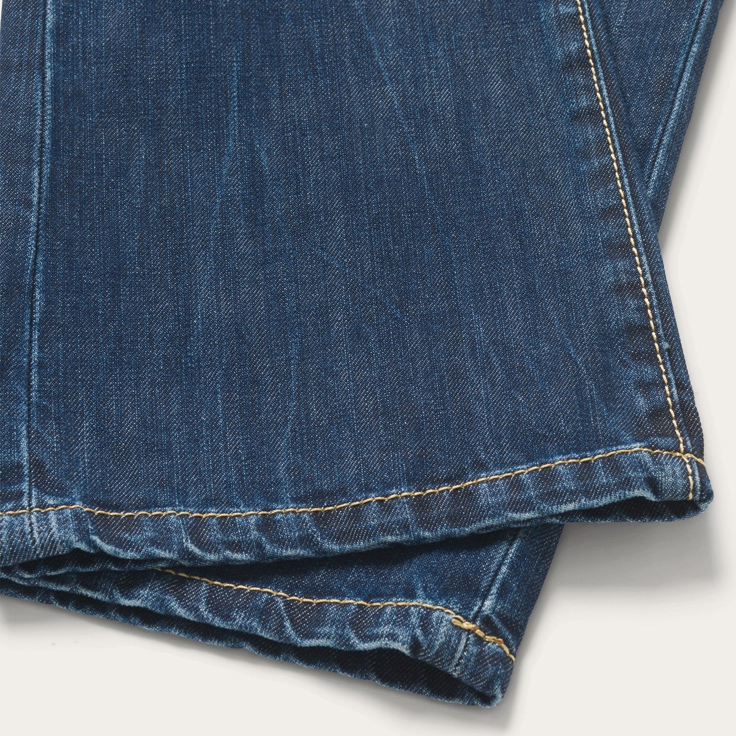 1014 Fit Semi-Destructed Wash Jeans | Stetson Blue
