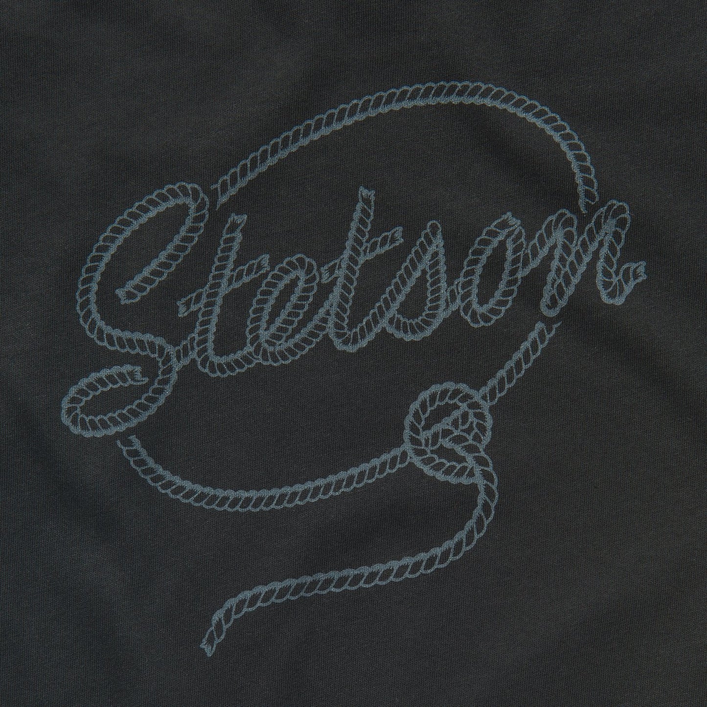 Rope Print Graphic Tee | Stetson Black