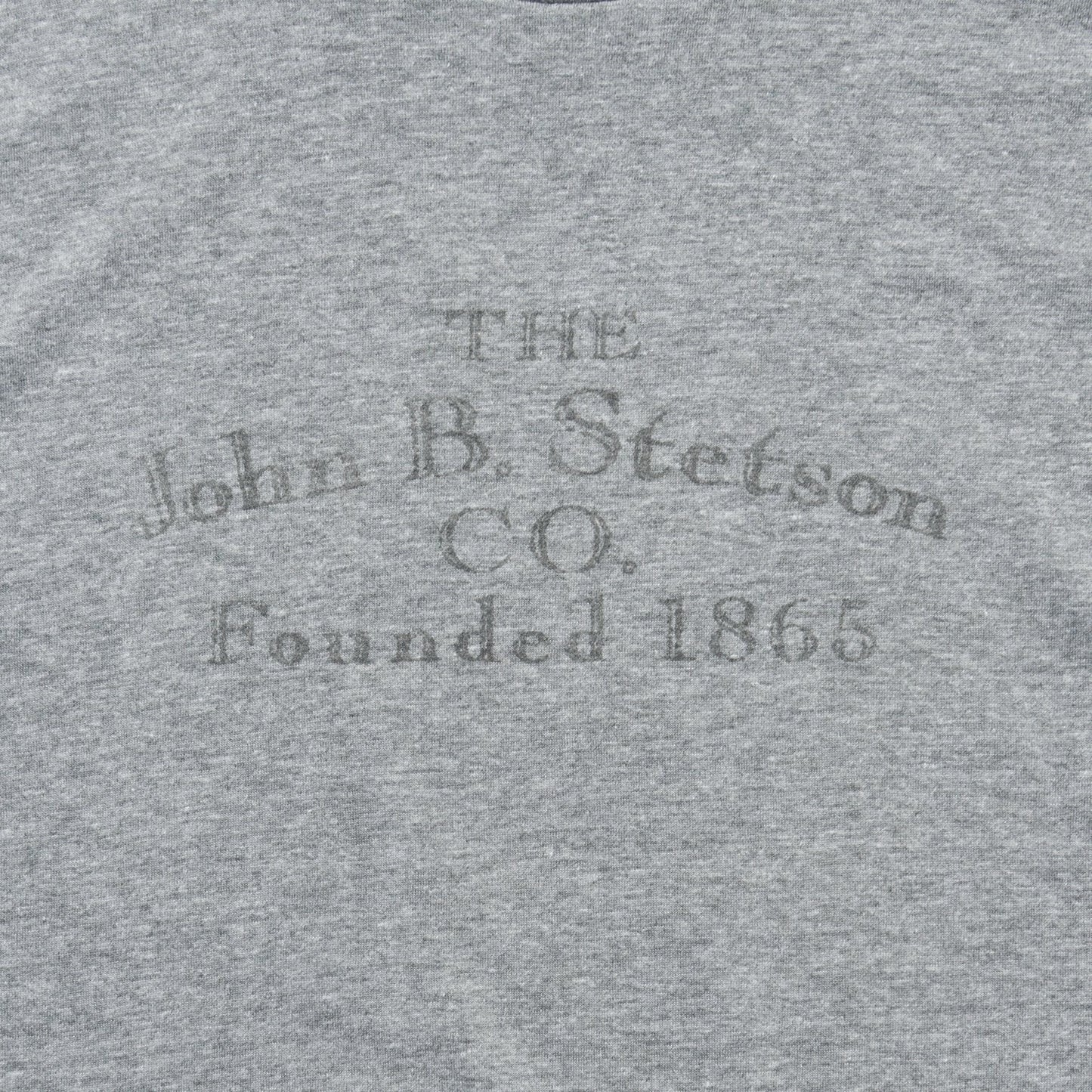 John B. Stetson Co Graphic Tee | Stetson Grey