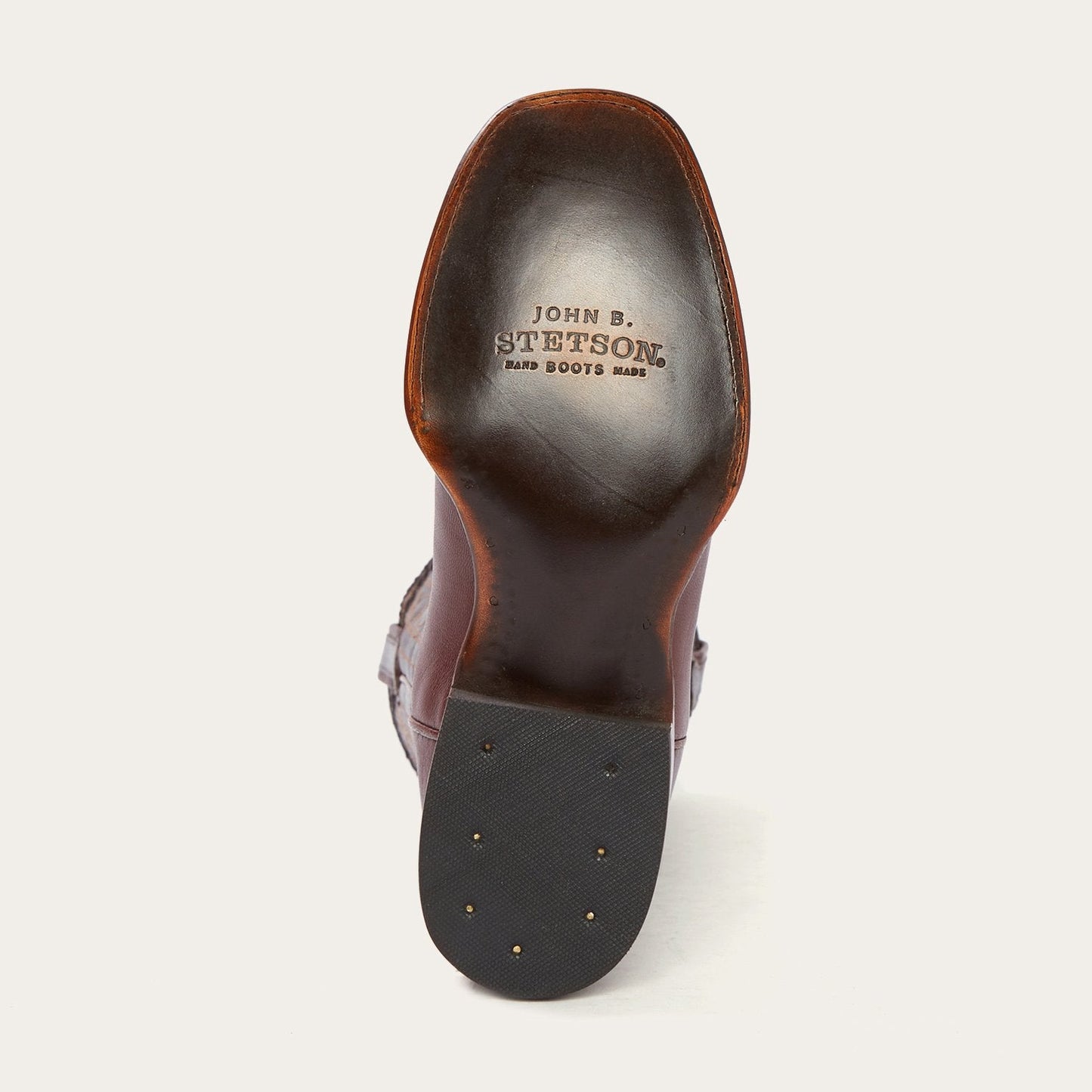Denver Brown Goat Hand Stitched Cowboy Boot | Stetson Brown