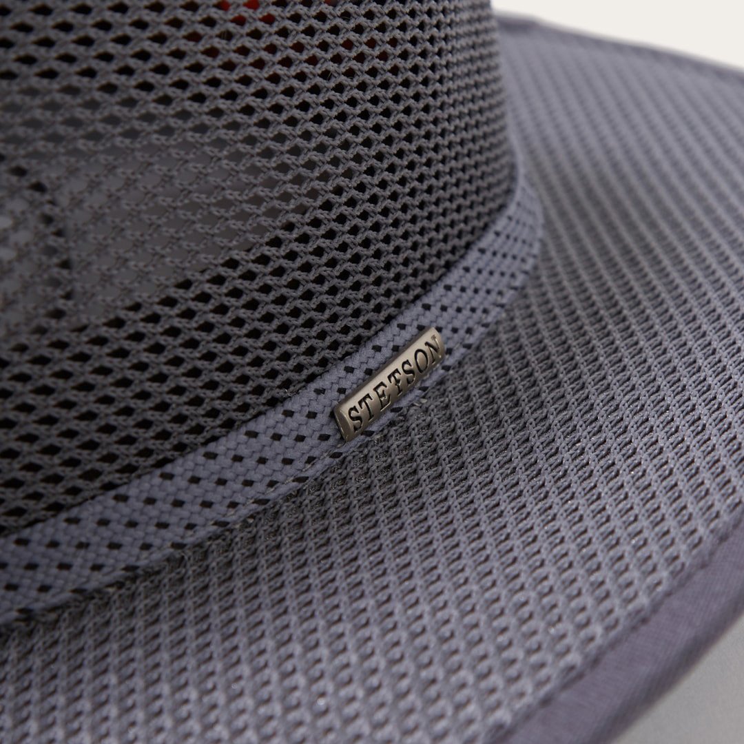 Grand Canyon Mesh Safari Hat | Stetson Charcoal