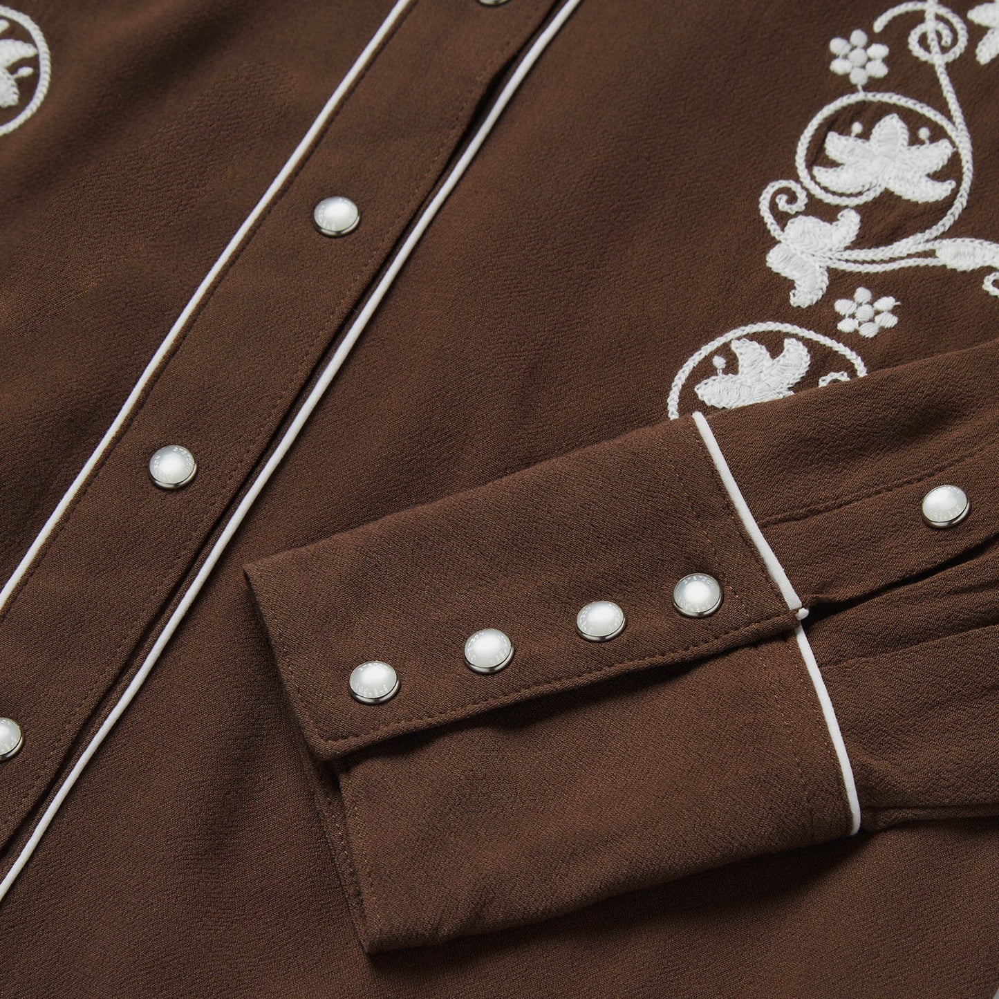 Classic Western Snap Shirt | Stetson Brown