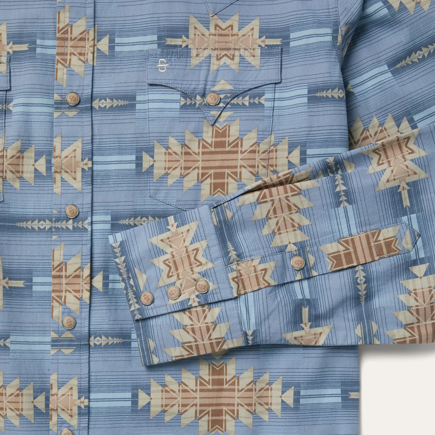 Desert Horizon Shirt | Stetson Blue