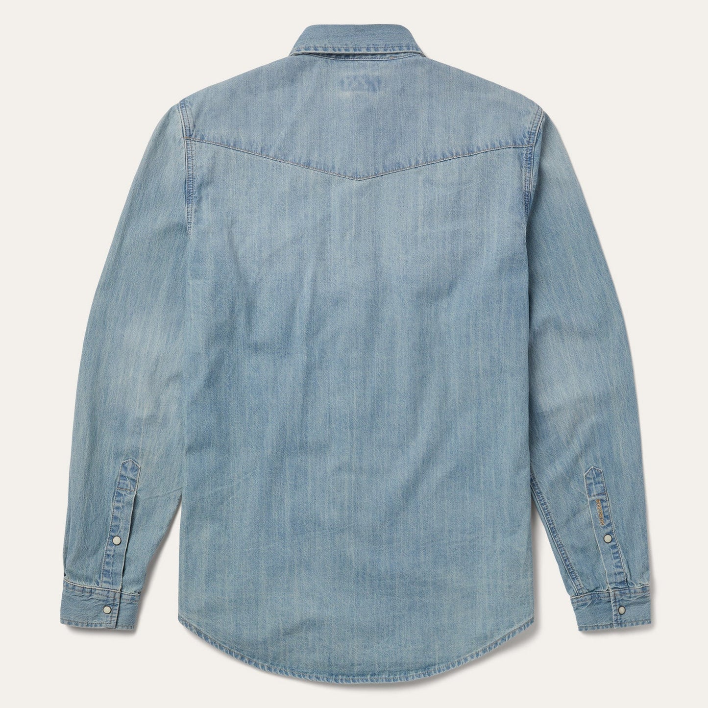 Long-Sleeved Denim Shirt | Stetson Blue