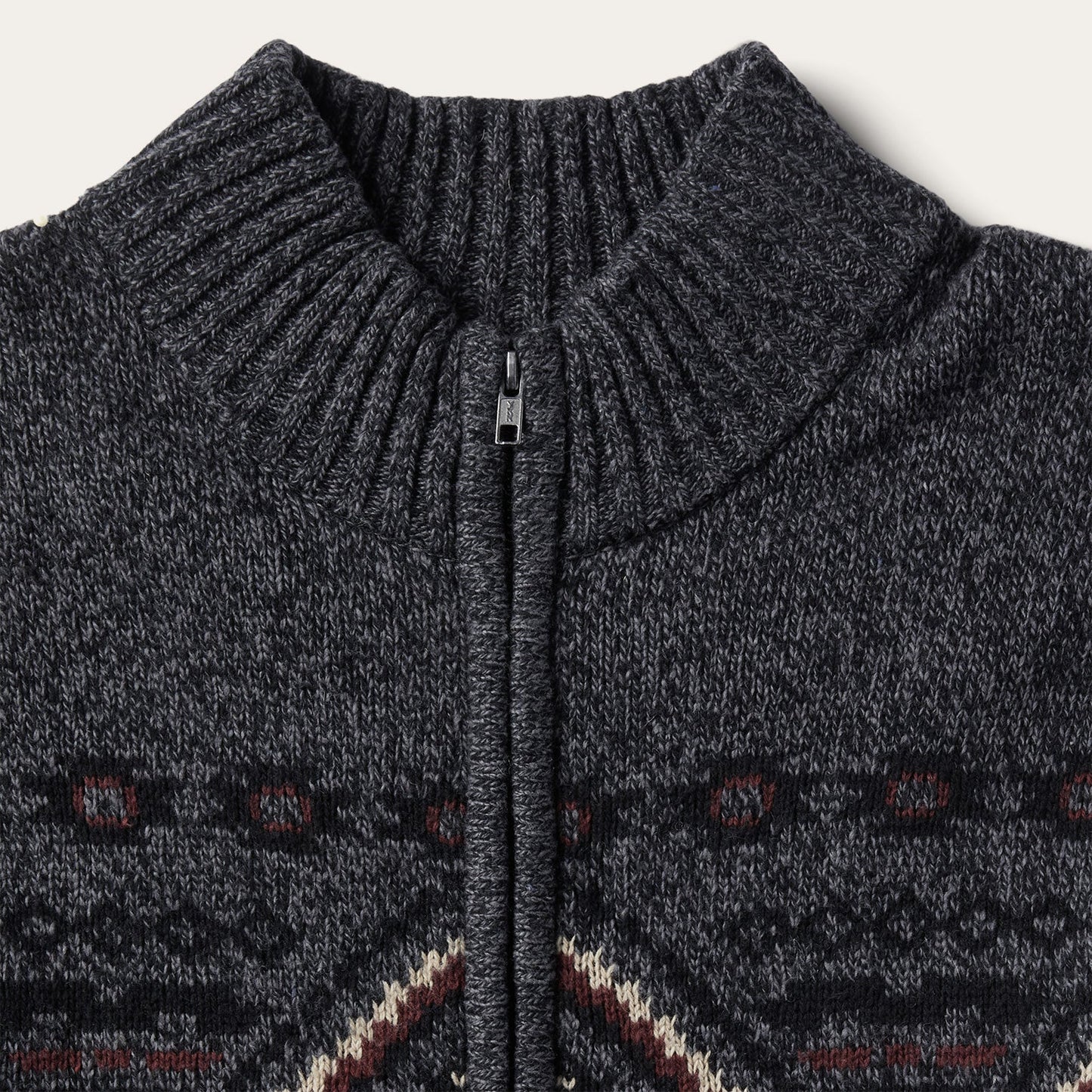 Horizontal Aztec Cardigan | Stetson Grey