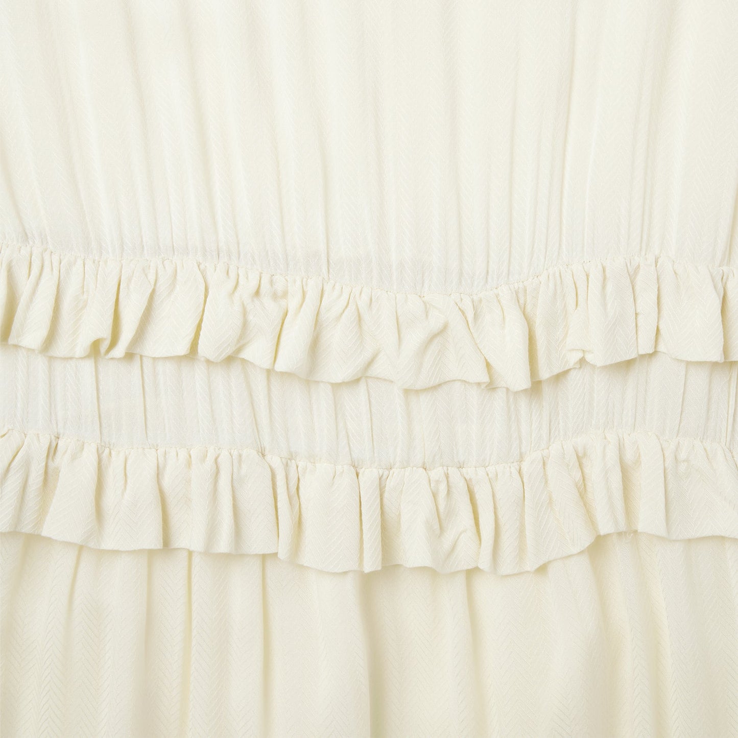 Cream Herringbone Dress | Stetson White