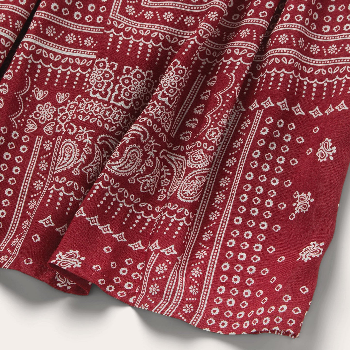 Red Bandana Patchwork Dress | Stetson Red