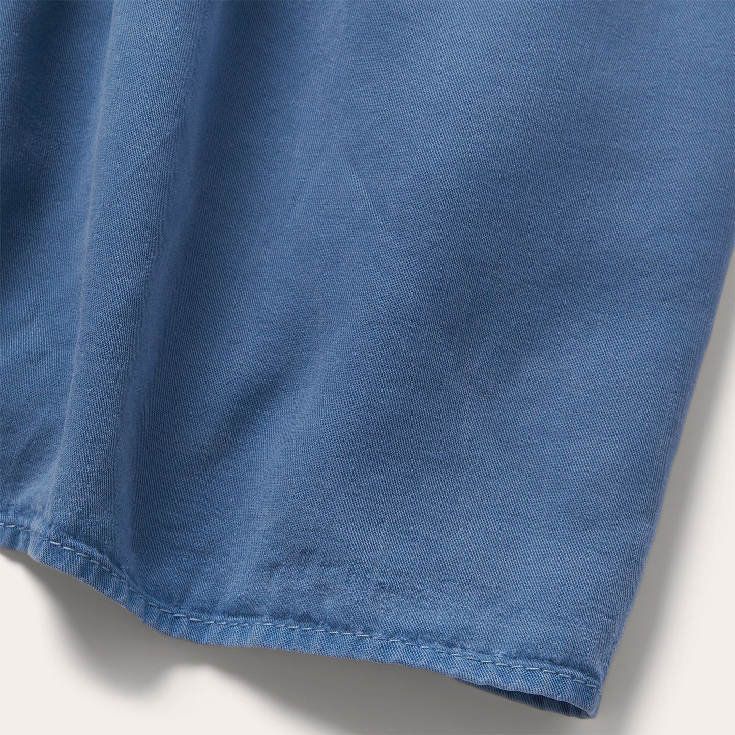 Denim Long Three Tiered Dress | Stetson Blue