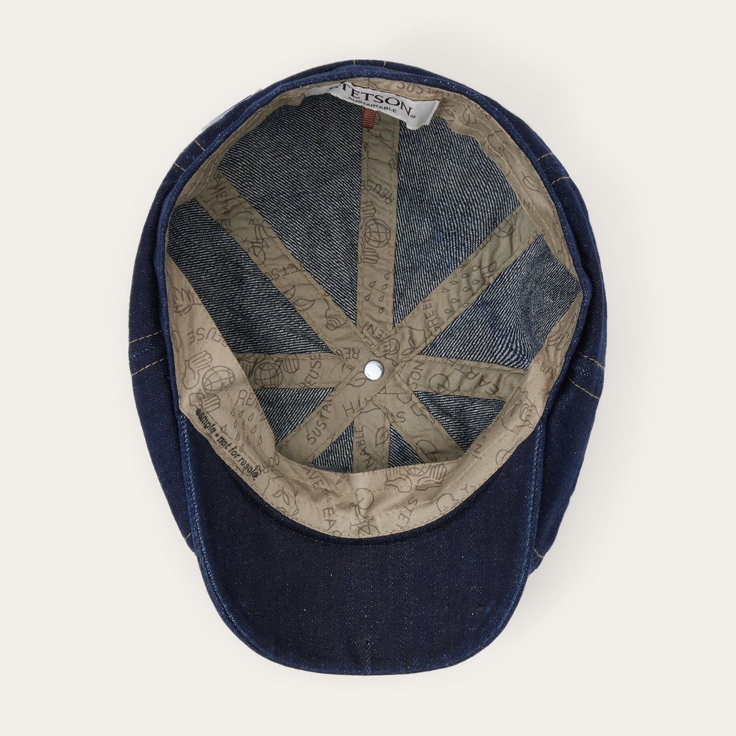 Denim Hatteras Cap | Stetson Denim