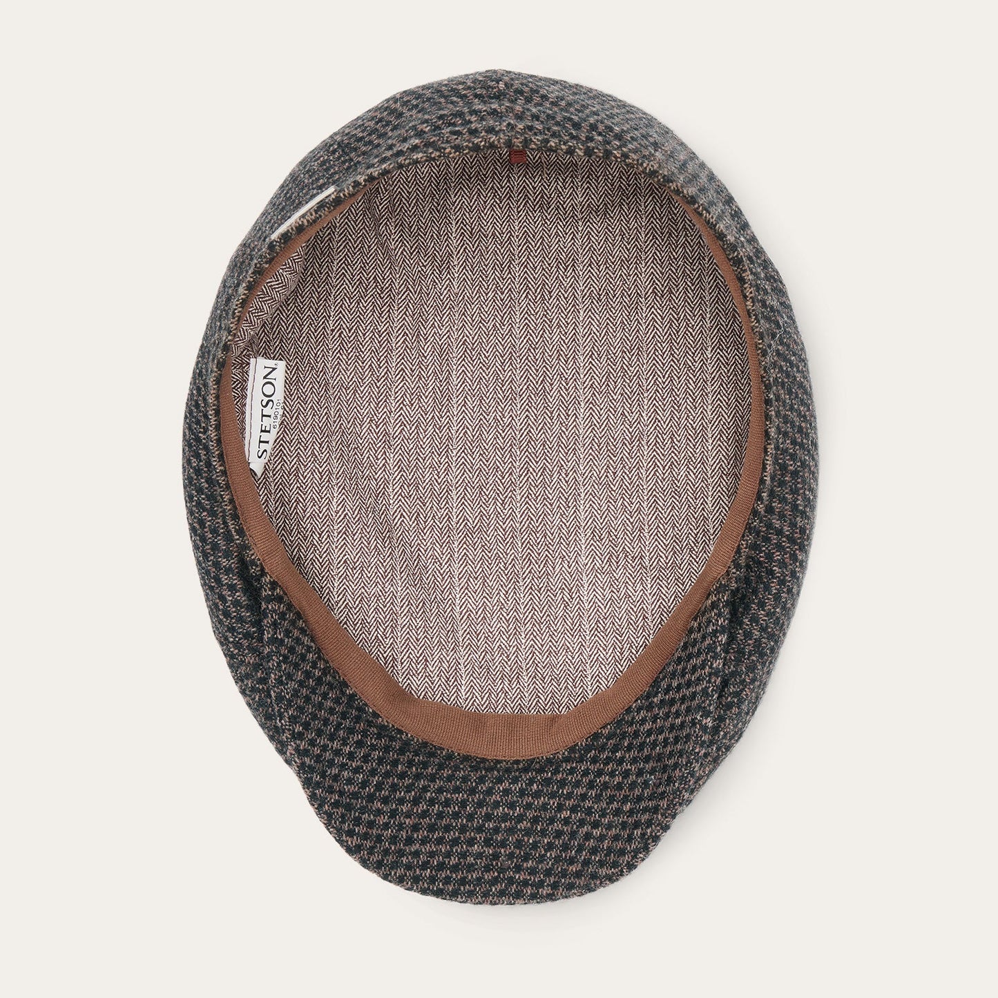 Wool Ivy Cap | Stetson Brown/Beige Mix
