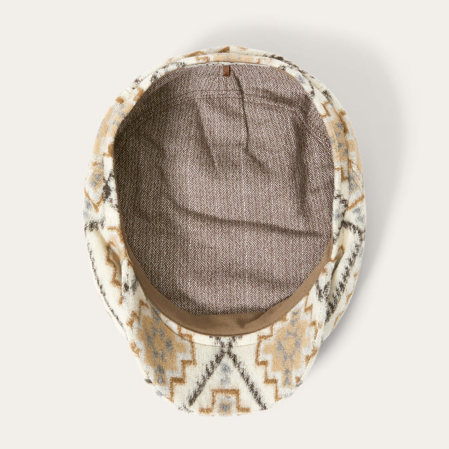 Navajo Jersey Driver Cap | Stetson Off White / Beige