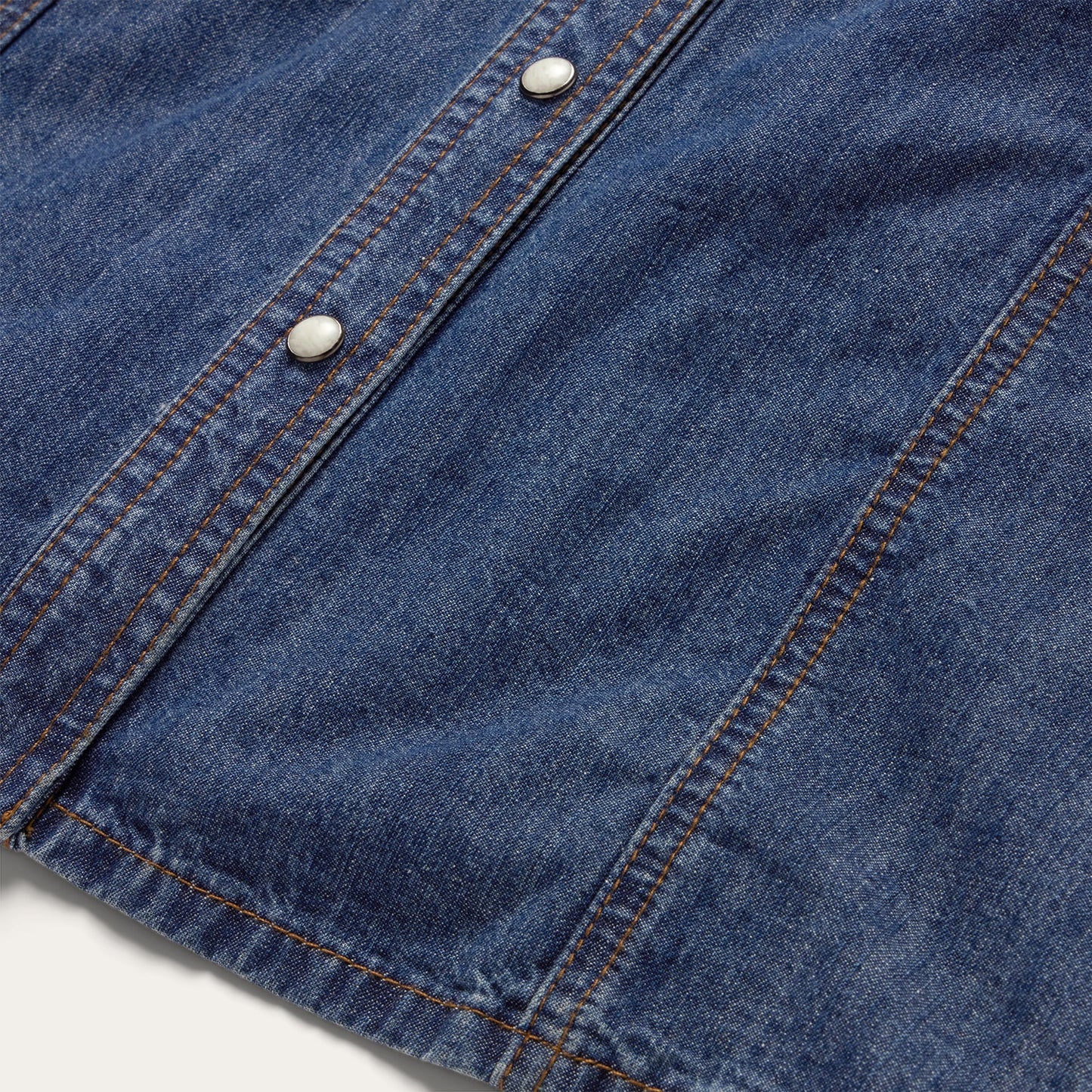 Dark Blue Denim Shirt Dress | Stetson Blue