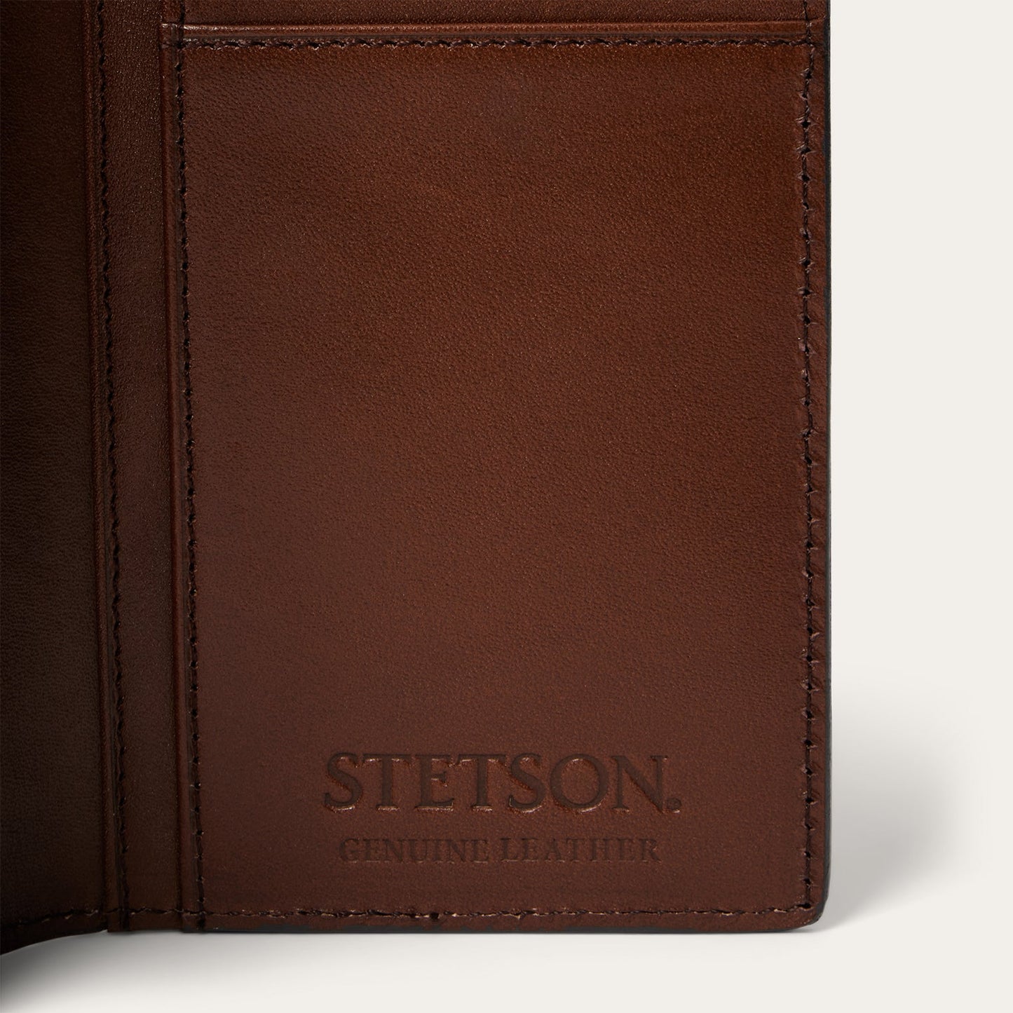 Tooled Checkbook | Stetson Brown