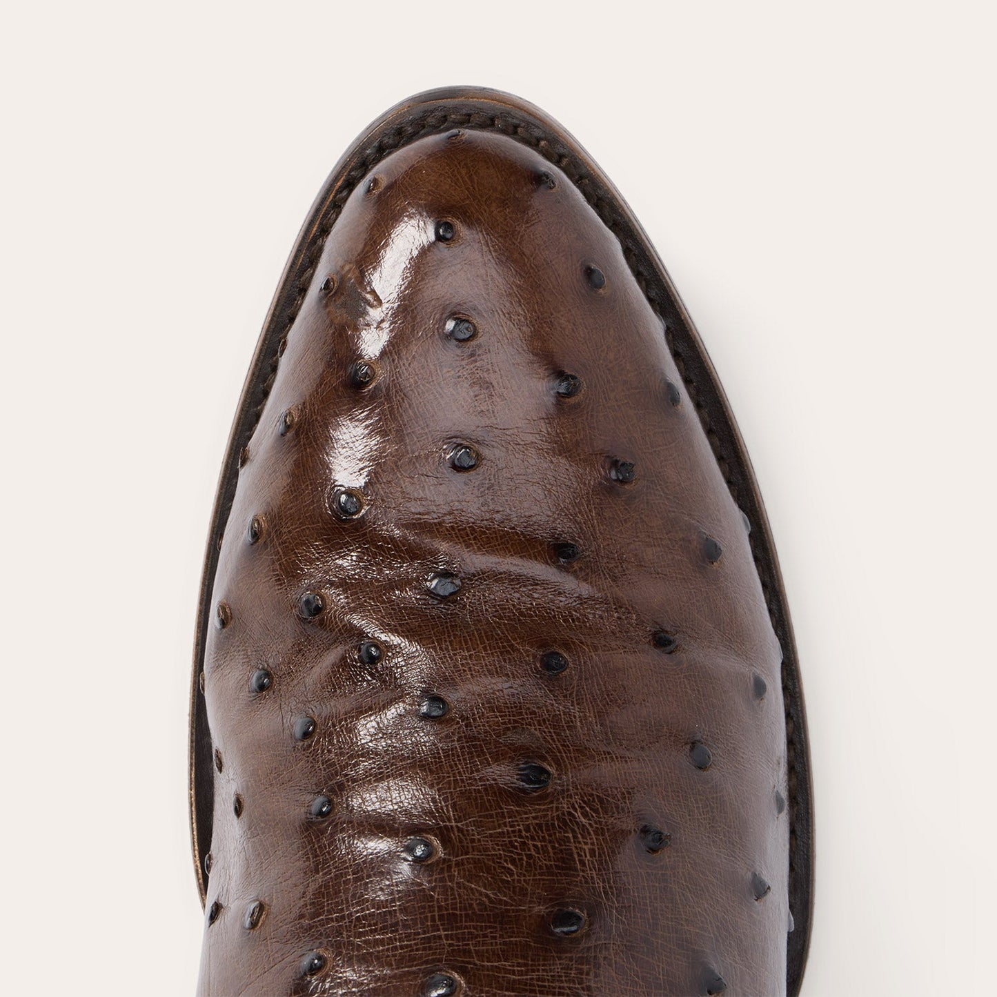Chisholm Ostrich Boots | Stetson Tobacco