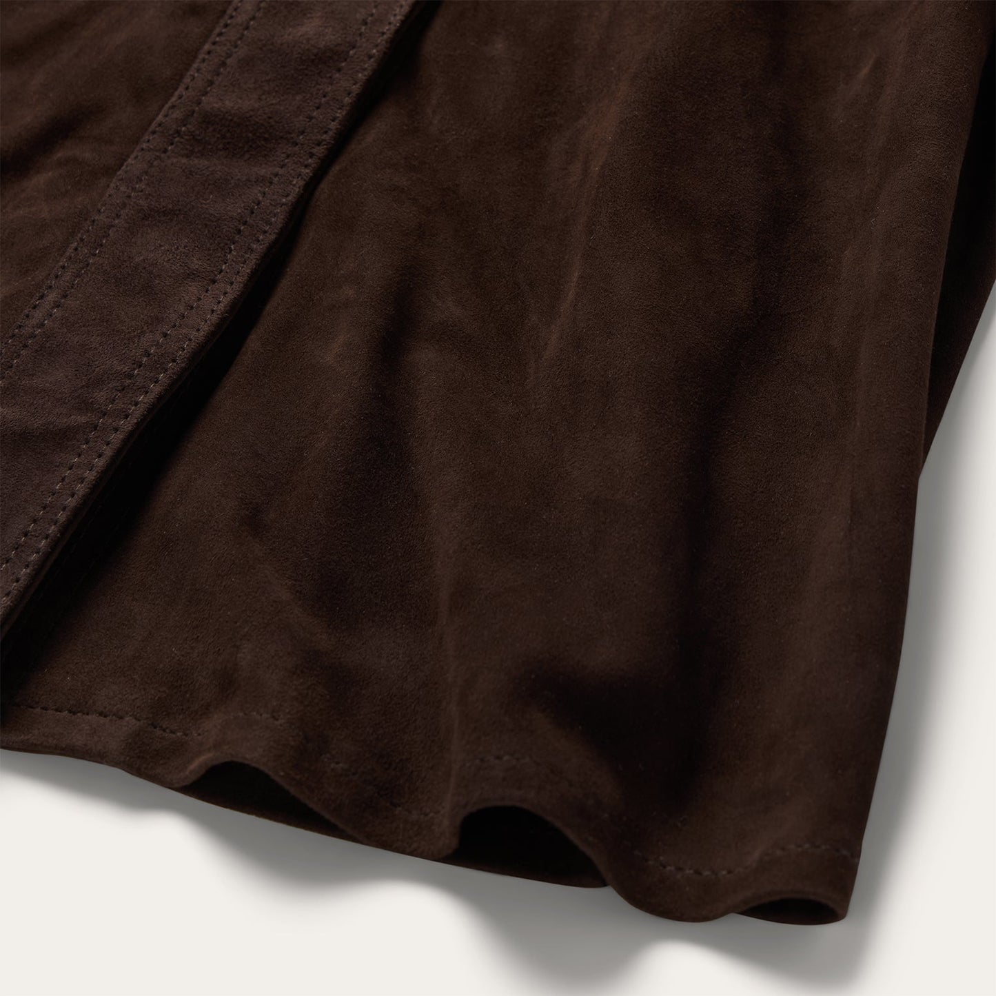 Lambskin Shirt Dress | Stetson Brown