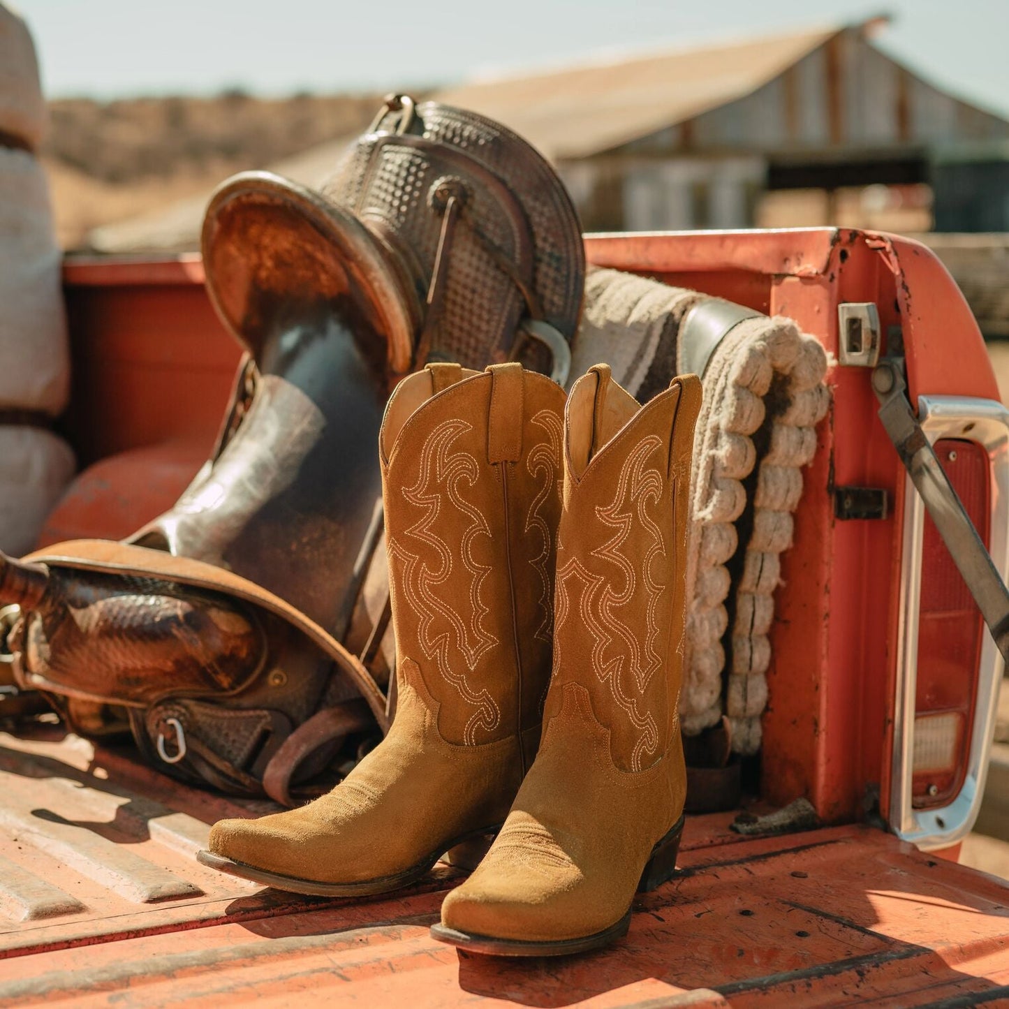 Bronco Boots | Stetson Tan
