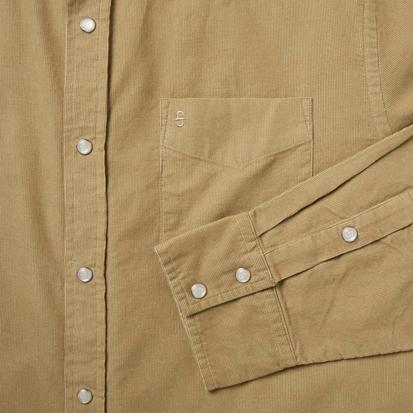 Baby Corduroy Western Shirt | Stetson Tan