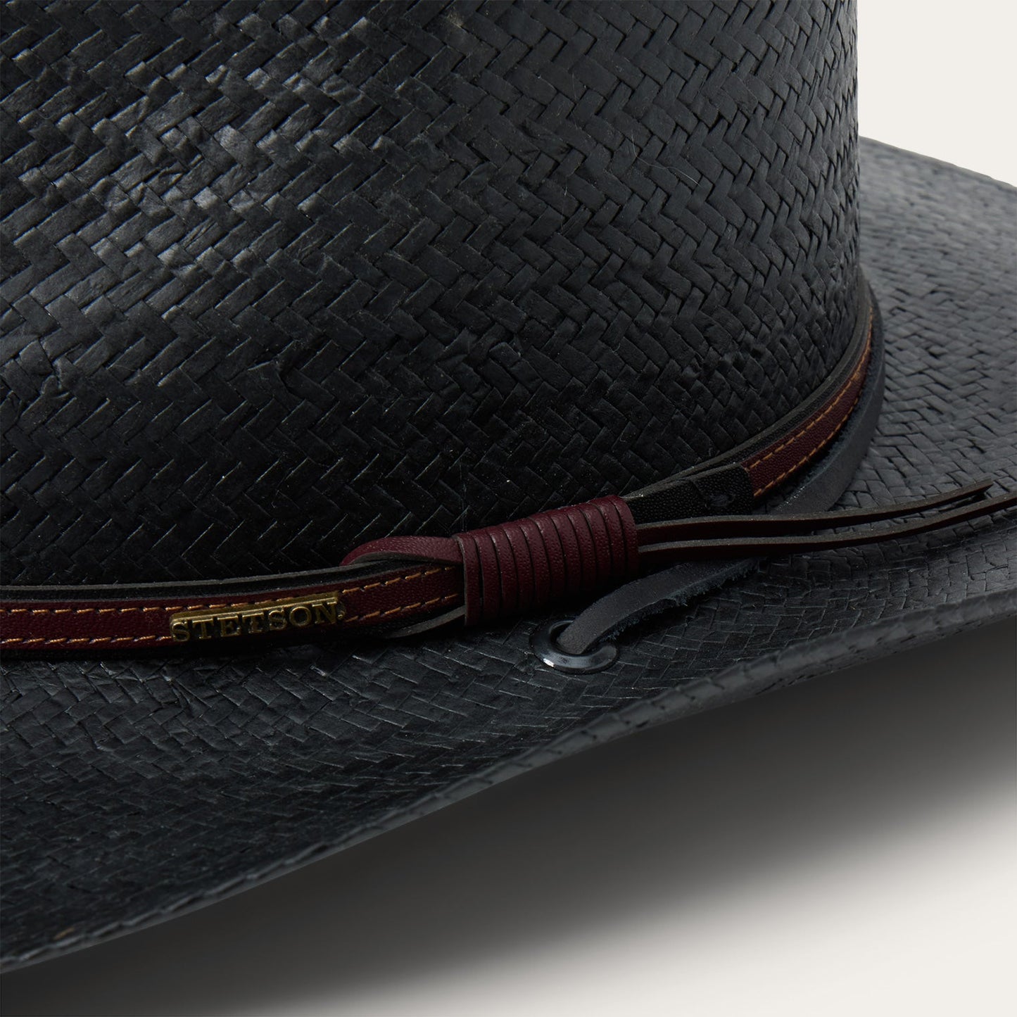Belgrade Straw Outdoor Hat | Stetson Black