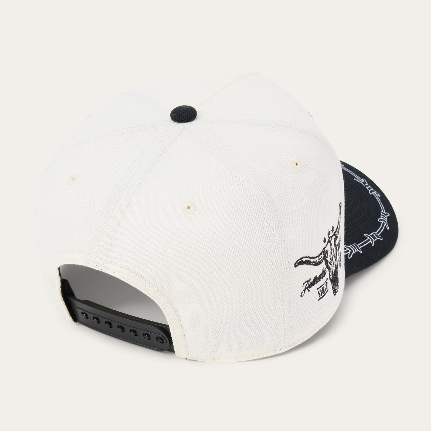 Landscape Trucker Hat | Stetson Off White / Black