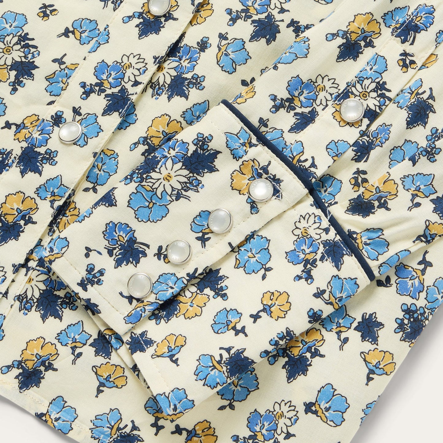 Field Flowers Print Shirt | Stetson Yellow