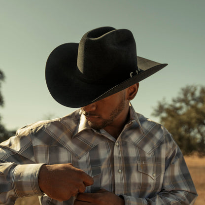 El Patron 75 Premier 30X Cowboy Hat | Stetson Black