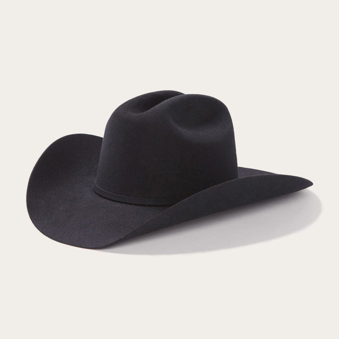 Lariat 5X Cowboy Hat - 4 5/8" Crown | Stetson Black