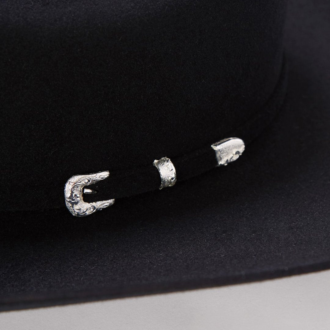 Lariat 5X Cowboy Hat - 4 5/8" Crown | Stetson Black