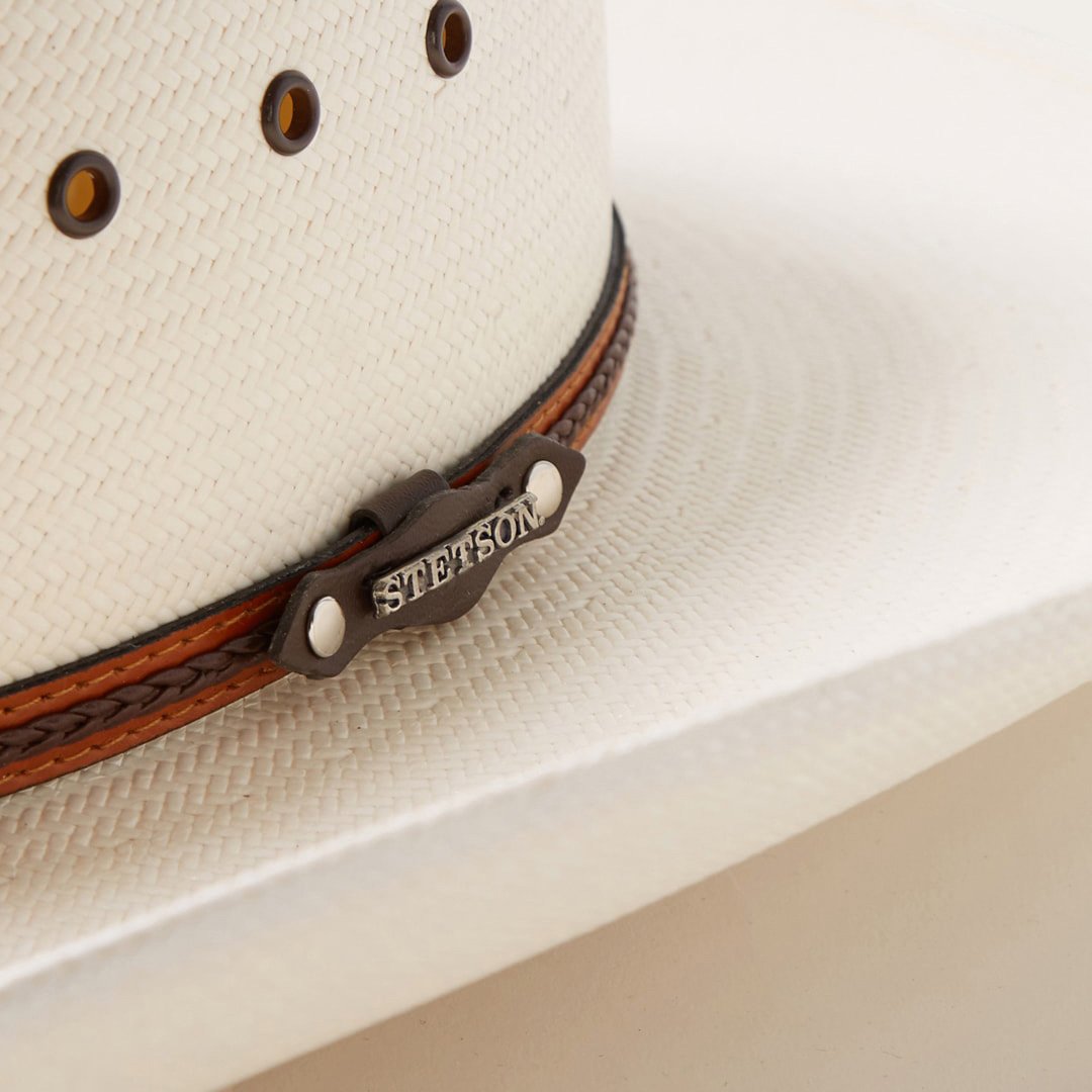 Alamo 8X Straw Cowboy Hat | Stetson Natural