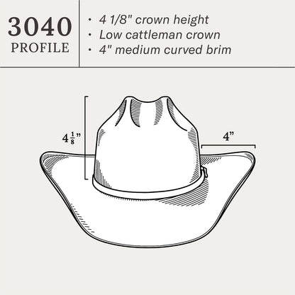 Alamo 8X Straw Cowboy Hat | Stetson Natural