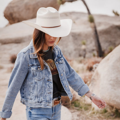 Griffin 100X Straw Cowboy Hat | Stetson Natural