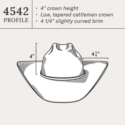Rincon 10X Straw Cowboy Hat | Stetson Natural