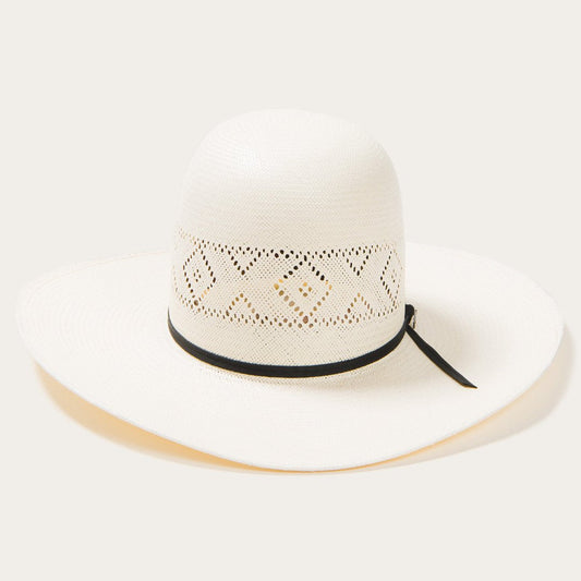 Saddleman 20X Open Crown Straw Cowboy Hat | Stetson Natural