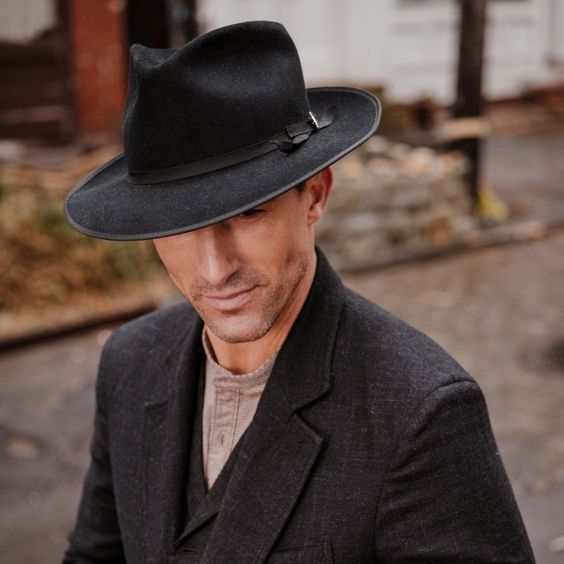 Stratoliner Fedora | Stetson Black