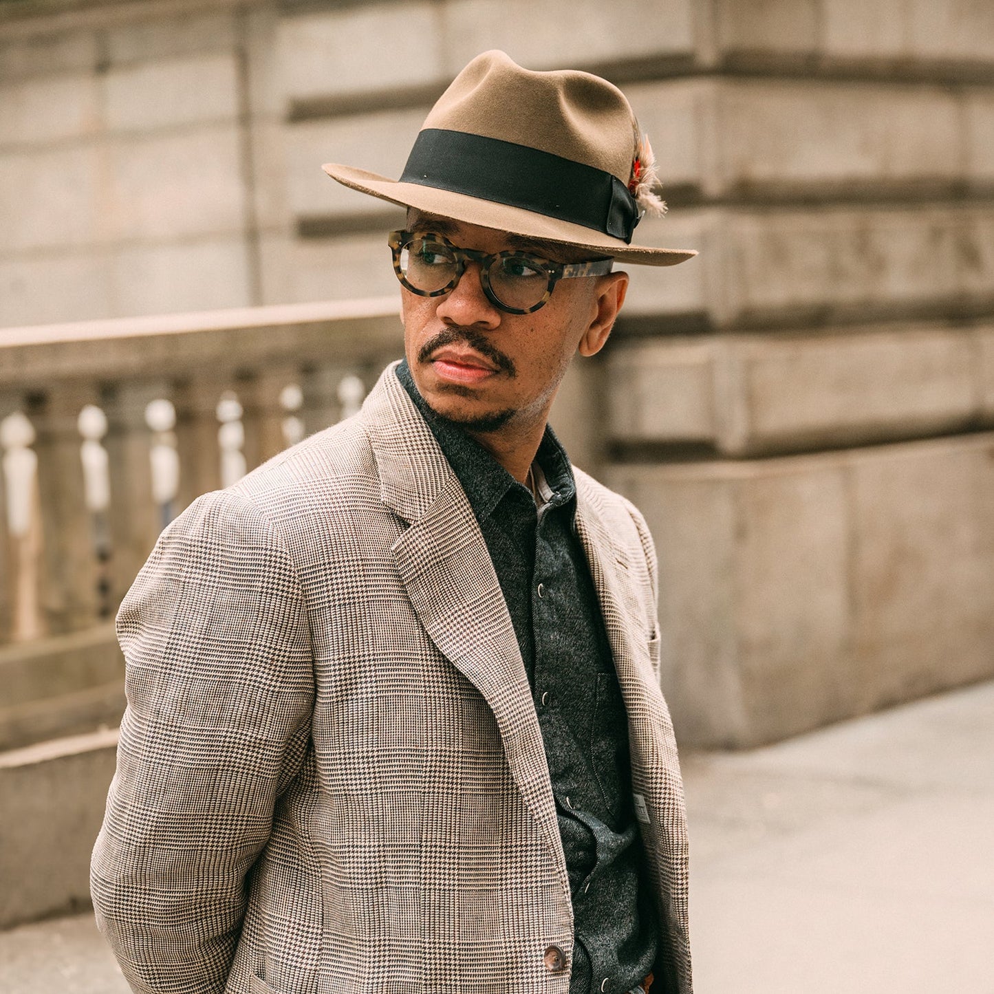 Temple Fedora | Stetson Tawny