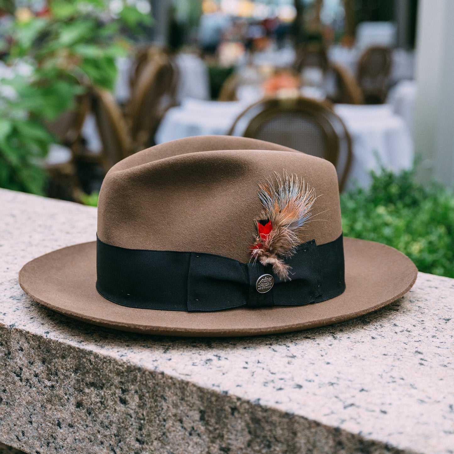 Temple Fedora | Stetson Tawny