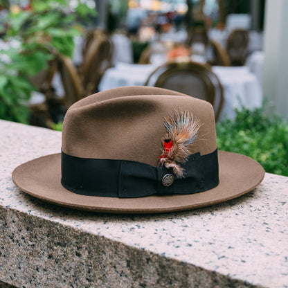 Temple Fedora | Stetson Tawny