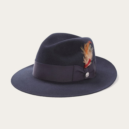 Temple Fedora | Stetson Navy