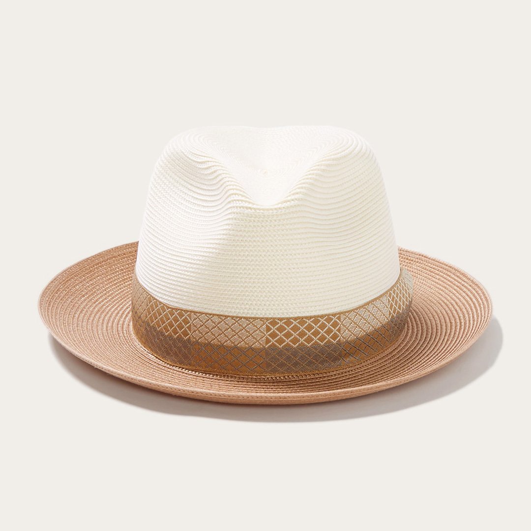 Andover Milan Fedora | Stetson Ivory Cognac