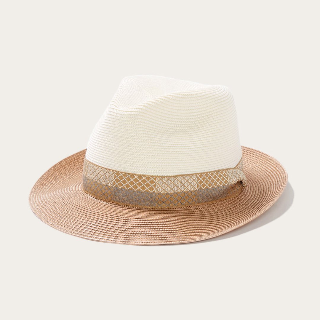 Andover Milan Fedora | Stetson Ivory Cognac