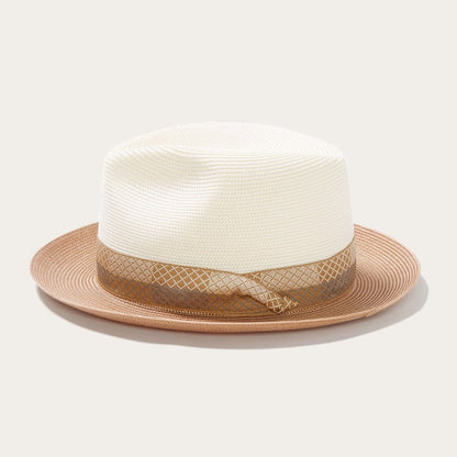 Andover Milan Fedora | Stetson Ivory Cognac