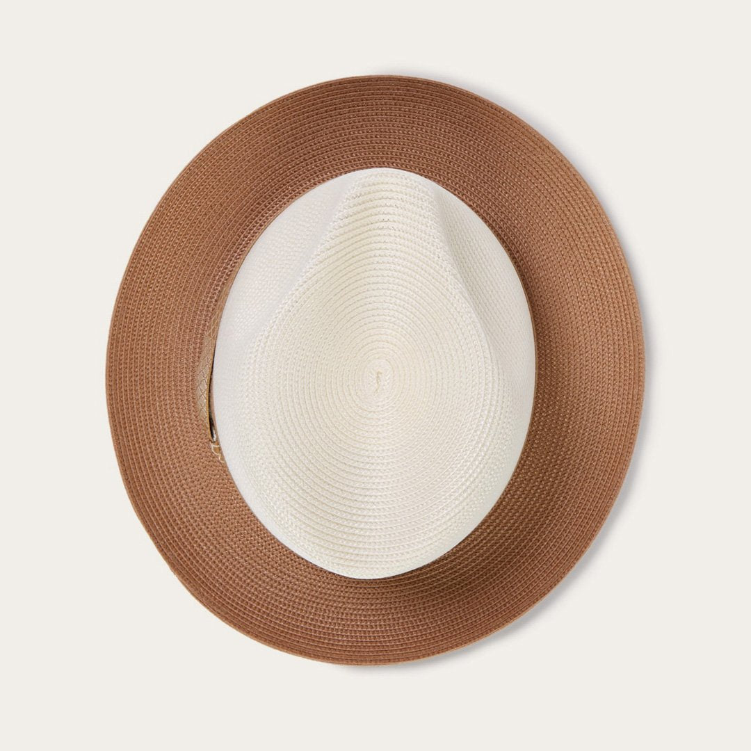 Andover Milan Fedora | Stetson Ivory Cognac