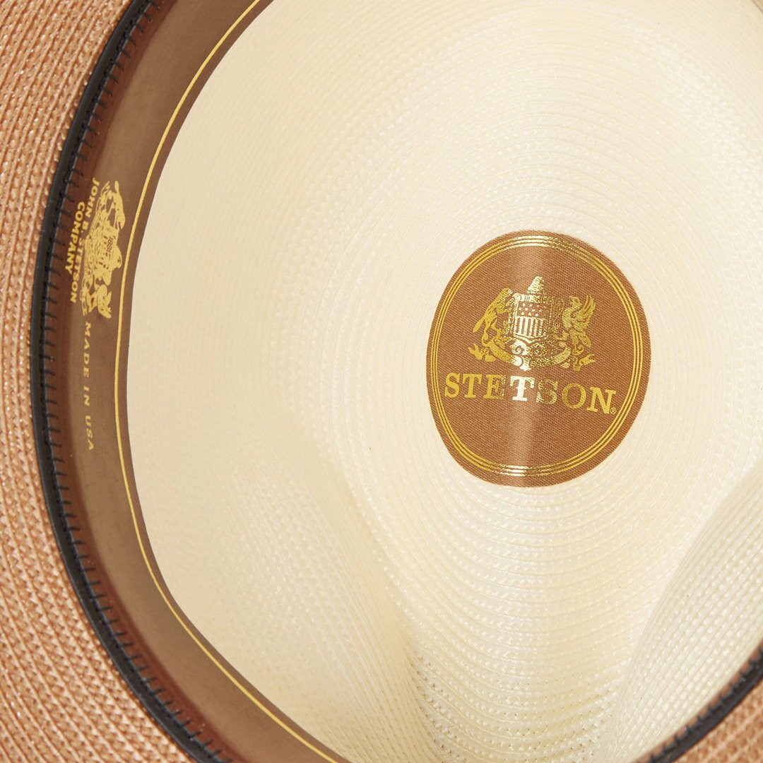 Andover Milan Fedora | Stetson Ivory Cognac
