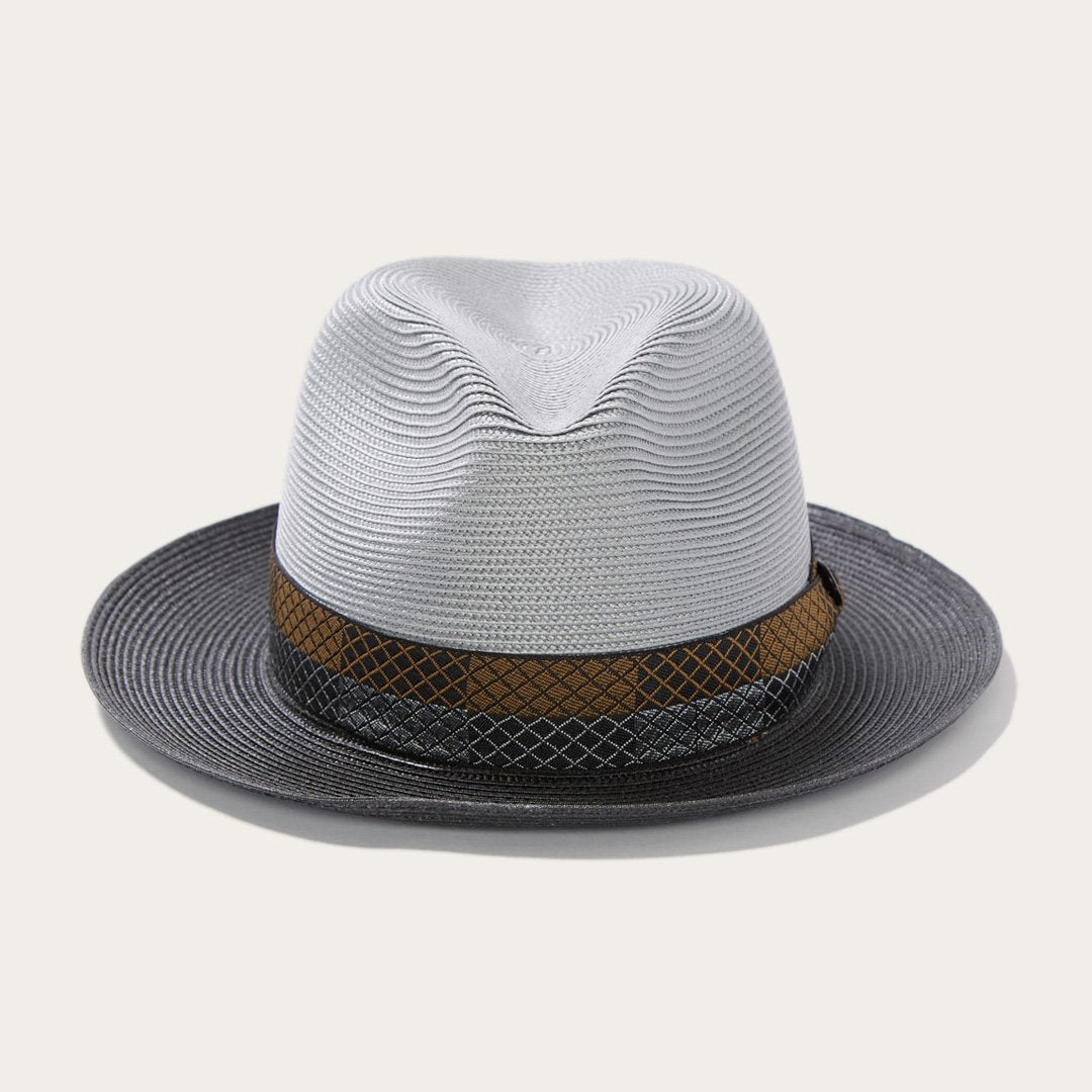 Andover Milan Fedora | Stetson Grey Black