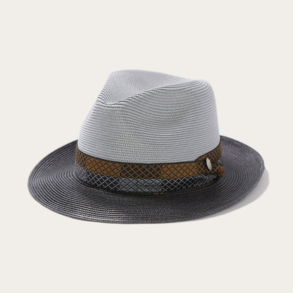 Andover Milan Fedora | Stetson Grey Black