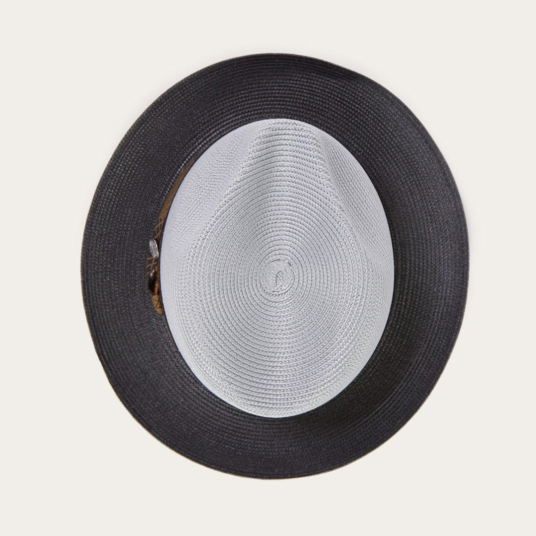 Andover Milan Fedora | Stetson Grey Black