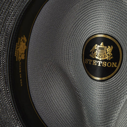 Andover Milan Fedora | Stetson Grey Black