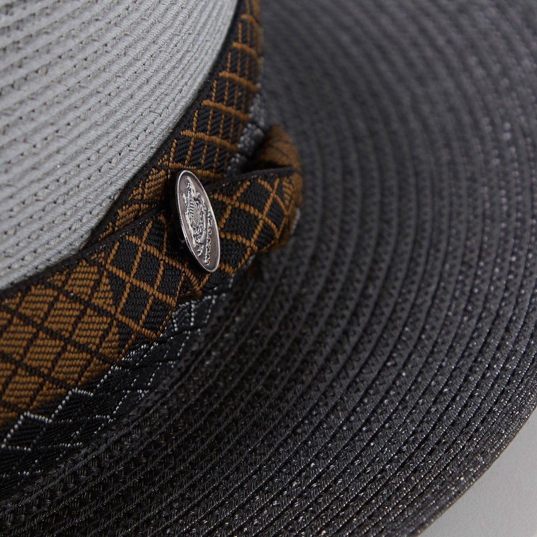 Andover Milan Fedora | Stetson Grey Black