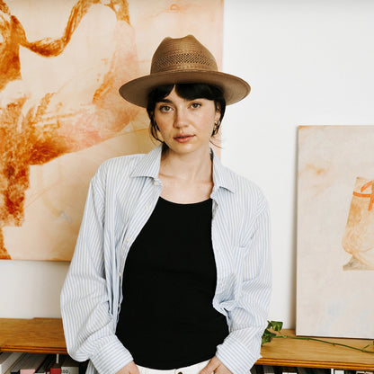 Open Road Vented Straw Cowboy Hat | Stetson Cognac
